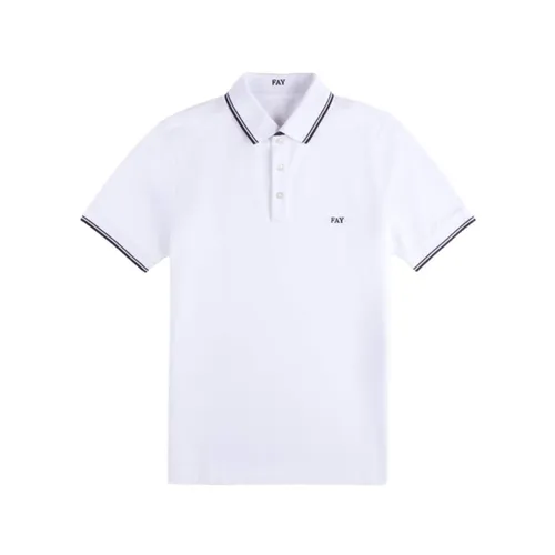 Fay - Tops > Polo Shirts - White - Fay - Modalova