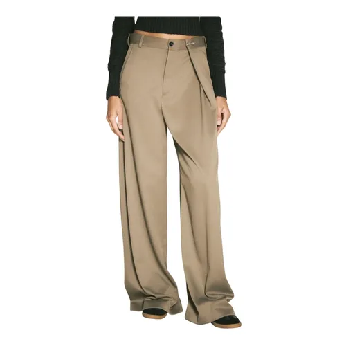 Trousers > Wide Trousers - - MM6 Maison Margiela - Modalova