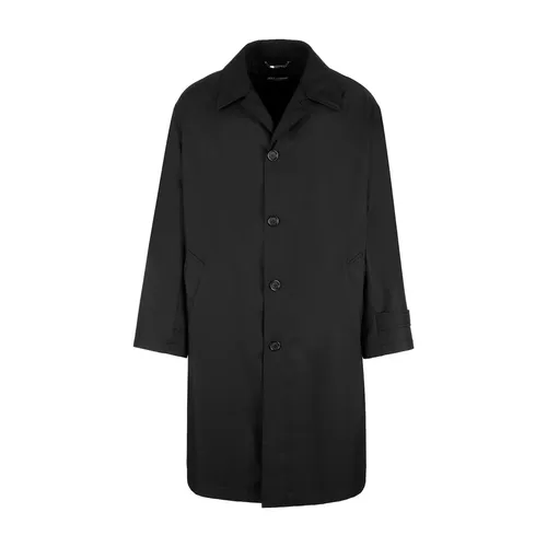 Coats > Single-Breasted Coats - - Dolce & Gabbana - Modalova