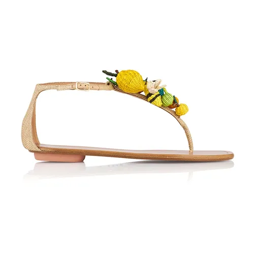 Shoes > Sandals > Flat Sandals - - Aquazzura - Modalova