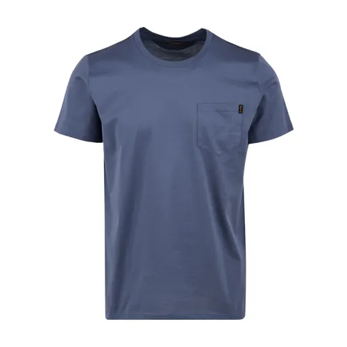Moorer - Tops > T-Shirts - Blue - Moorer - Modalova