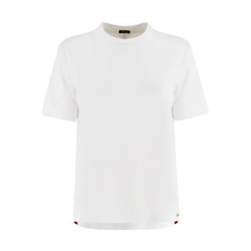 Kiton - Tops > T-Shirts - White - Kiton - Modalova
