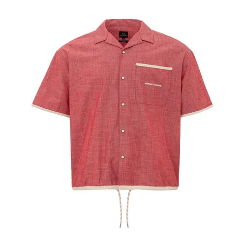Shirts > Short Sleeve Shirts - - Armani Exchange - Modalova