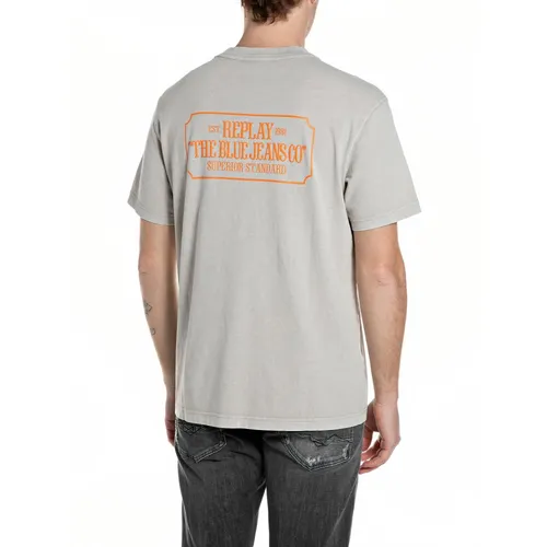 Replay - Tops > T-Shirts - Beige - Replay - Modalova