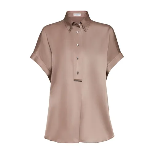 Blouses & Shirts > Shirts - - Brunello Cucinelli - Modalova