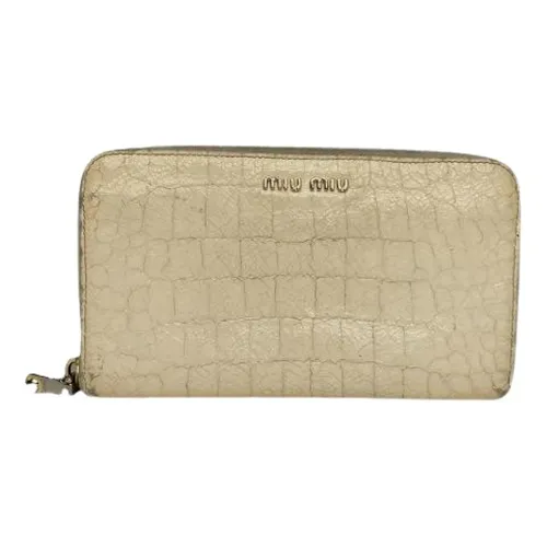 Pre-owned > Pre-owned Accessories > Pre-owned Wallets - - Miu Miu Pre-owned - Modalova