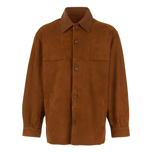 Jackets > Leather Jackets - - Sunflower - Modalova