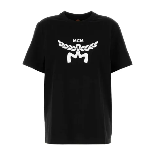 MCM - Tops > T-Shirts - Black - MCM - Modalova