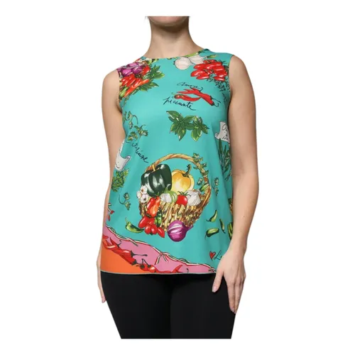 Tops > Sleeveless Tops - - Dolce & Gabbana - Modalova
