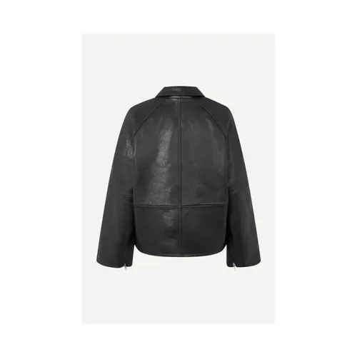 Jackets > Leather Jackets - - Samsøe Samsøe - Modalova
