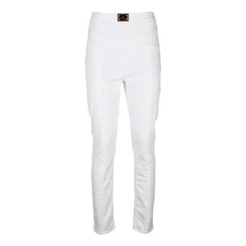 Trousers > Slim-fit Trousers - - Elisabetta Franchi - Modalova