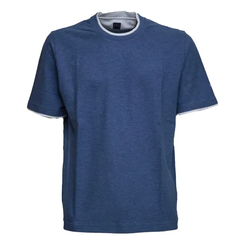 Fedeli - Tops > T-Shirts - Blue - Fedeli - Modalova