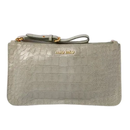 Pre-owned > Pre-owned Bags > Pre-owned Clutches - - Miu Miu Pre-owned - Modalova