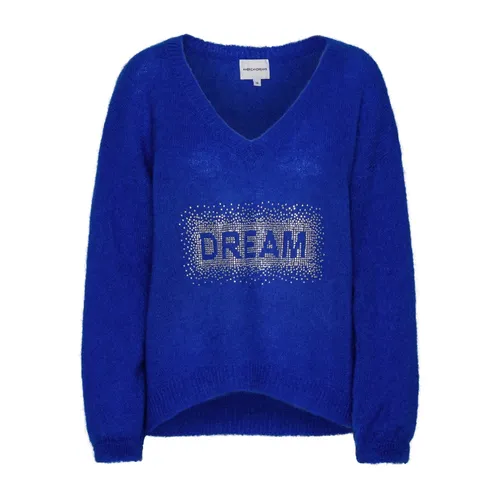 Knitwear > V-neck Knitwear - - American Dreams - Modalova
