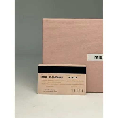 Pre-owned > Pre-owned Accessories > Pre-owned Wallets - - Miu Miu Pre-owned - Modalova