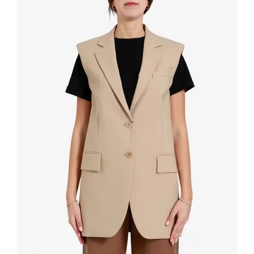 Jackets > Vests - - Sportmax - Modalova