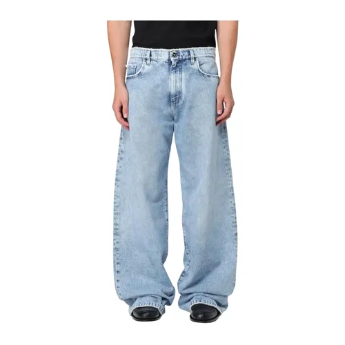 Jeans > Loose-fit Jeans - - Versace - Modalova