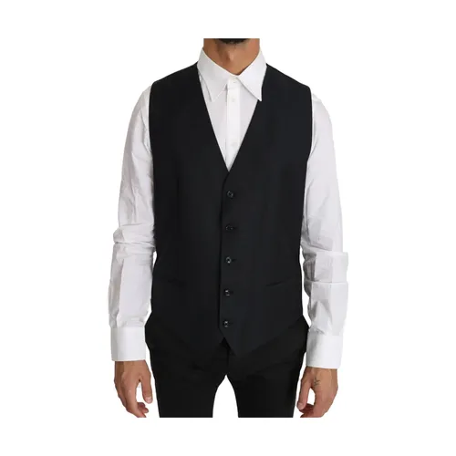 Suits > Suit Vests - - Dolce & Gabbana - Modalova