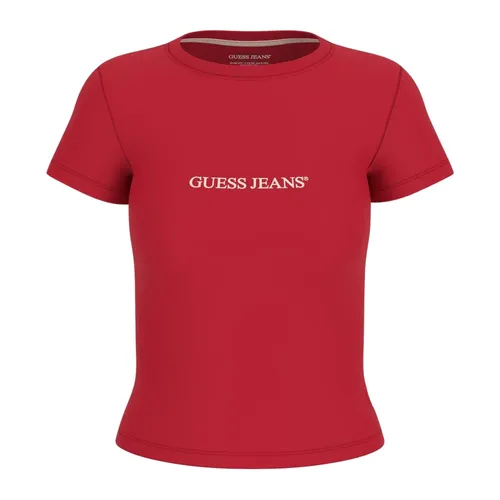 Guess - Tops > T-Shirts - Red - Guess - Modalova
