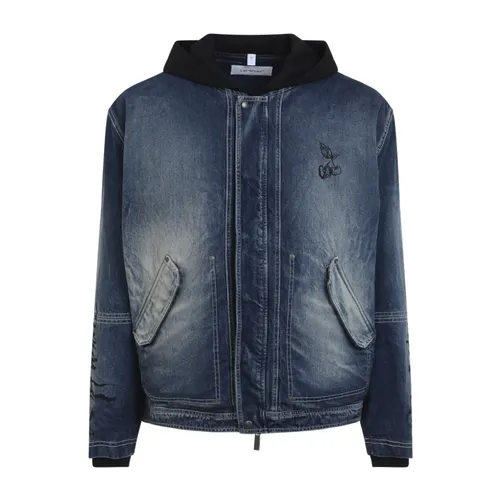 Jackets > Denim Jackets - - Off White - Modalova