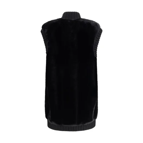 Pinko - Jackets > Vests - Black - Pinko - Modalova