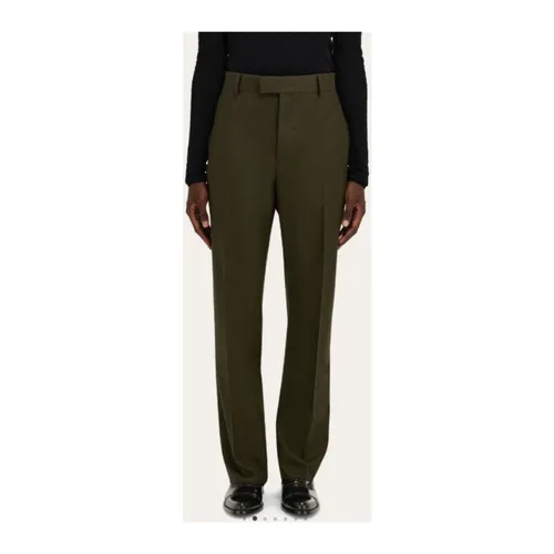 Trousers > Straight Trousers - - Ferragamo - Modalova