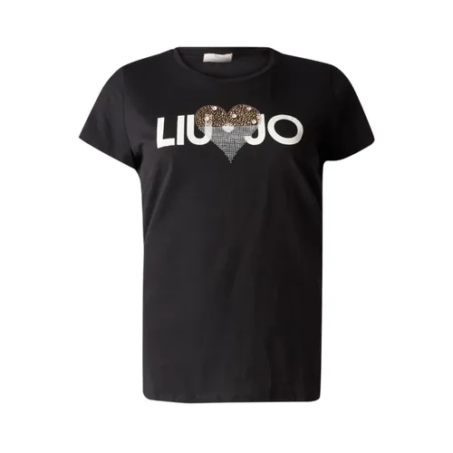 Liu Jo - Tops > T-Shirts - Black - Liu Jo - Modalova