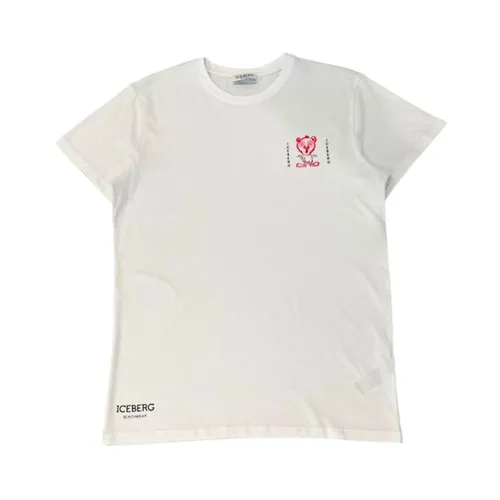 Iceberg - Tops > T-Shirts - White - Iceberg - Modalova