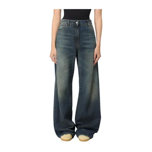Msgm - Jeans > Wide Jeans - Blue - Msgm - Modalova
