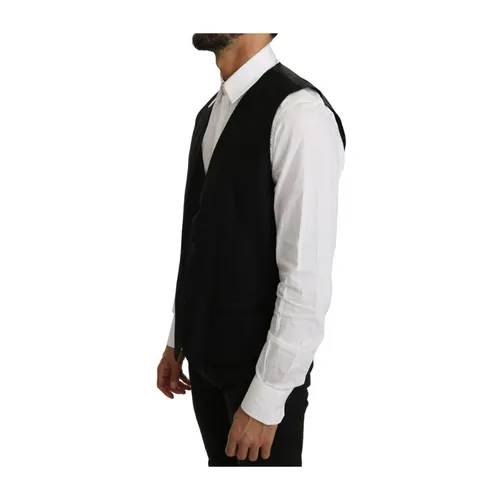 Suits > Suit Vests - - Dolce & Gabbana - Modalova