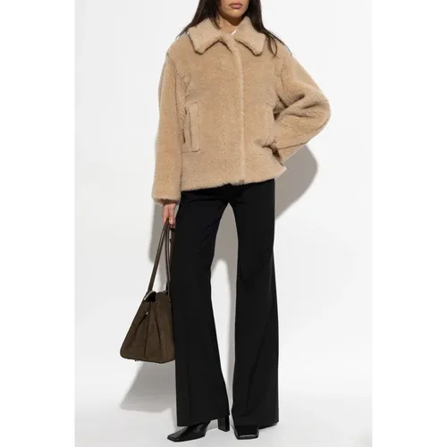 Jackets > Faux Fur & Shearling Jackets - - Max Mara - Modalova