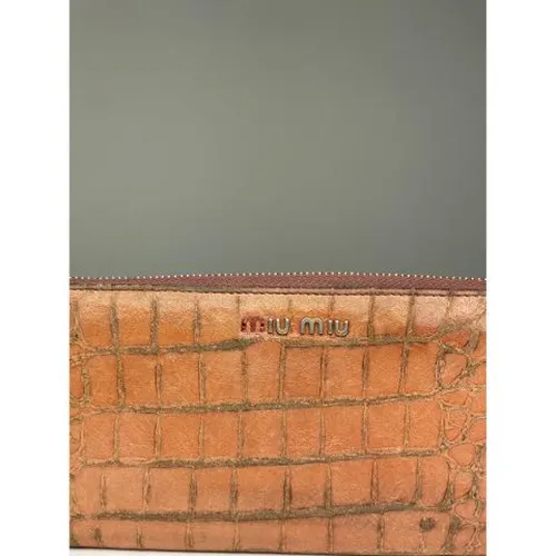 Pre-owned > Pre-owned Accessories > Pre-owned Wallets - - Miu Miu Pre-owned - Modalova