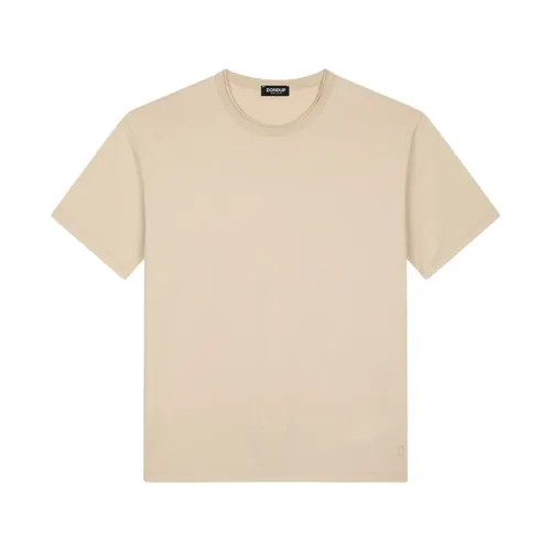 Dondup - Tops > T-Shirts - Beige - Dondup - Modalova