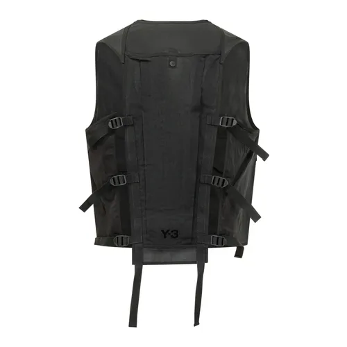 Y-3 - Jackets > Vests - Black - Y-3 - Modalova