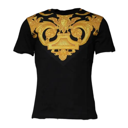 Versace - Tops > T-Shirts - Black - Versace - Modalova