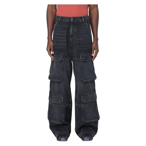 Jeans > Wide Jeans - - Diesel - Modalova