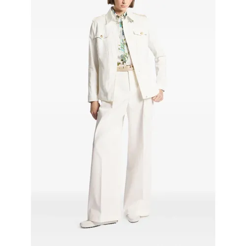 Jackets > Denim Jackets - - Fay - Modalova