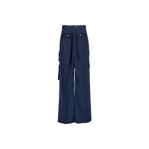 Trousers > Wide Trousers - - Elisabetta Franchi - Modalova