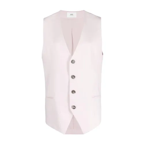 Jackets > Vests - - Ami Paris - Modalova