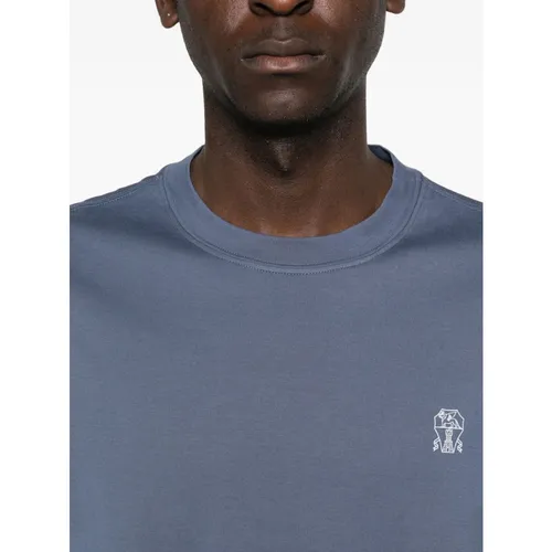 Tops > T-Shirts - - Brunello Cucinelli - Modalova