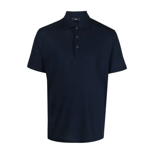 Herno - Tops > Polo Shirts - Blue - Herno - Modalova