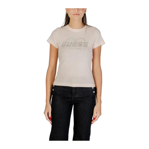 Guess - Tops > T-Shirts - Pink - Guess - Modalova