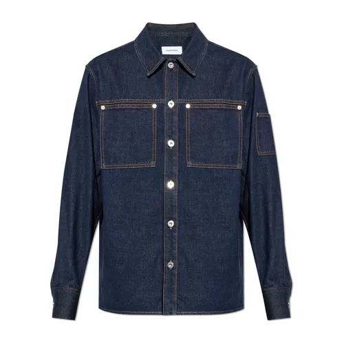 Shirts > Denim Shirts - - Ferragamo - Modalova