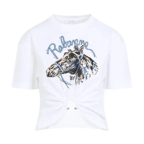 Rabanne - Tops > T-Shirts - White - Rabanne - Modalova