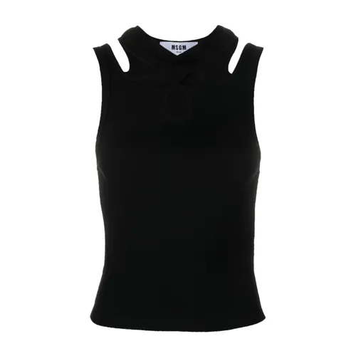 Tops > Sleeveless Tops - - Msgm - Modalova