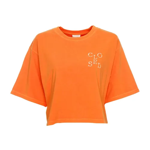 Closed - Tops > T-Shirts - Orange - Closed - Modalova