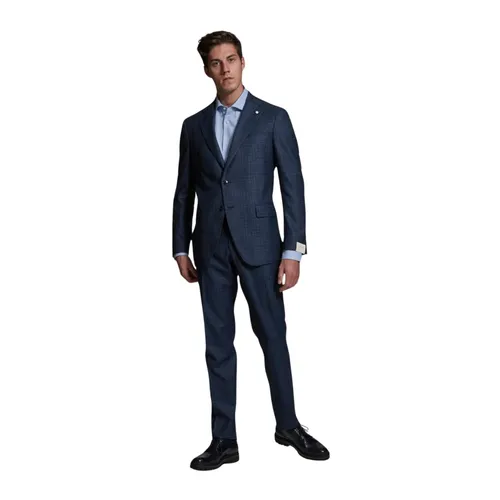Suits > Suit Sets > Single Breasted Suits - - Luigi Bianchi Mantova - Modalova