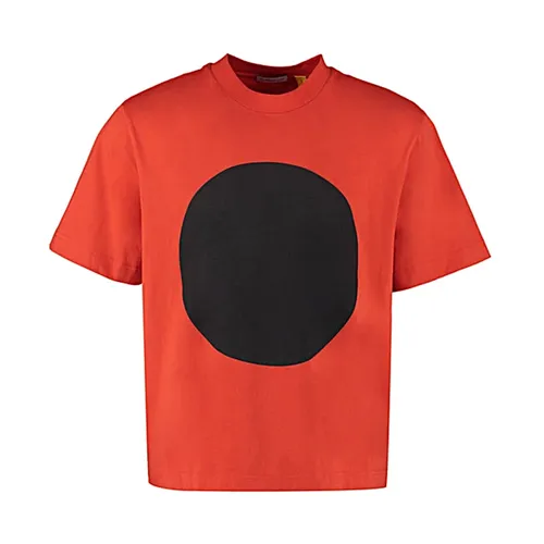 Moncler - Tops > T-Shirts - Red - Moncler - Modalova