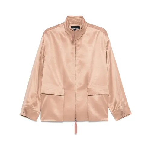 Jackets > Light Jackets - - Giorgio Armani - Modalova