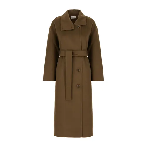 Coats > Belted Coats - - The Dynamis Studio - Modalova